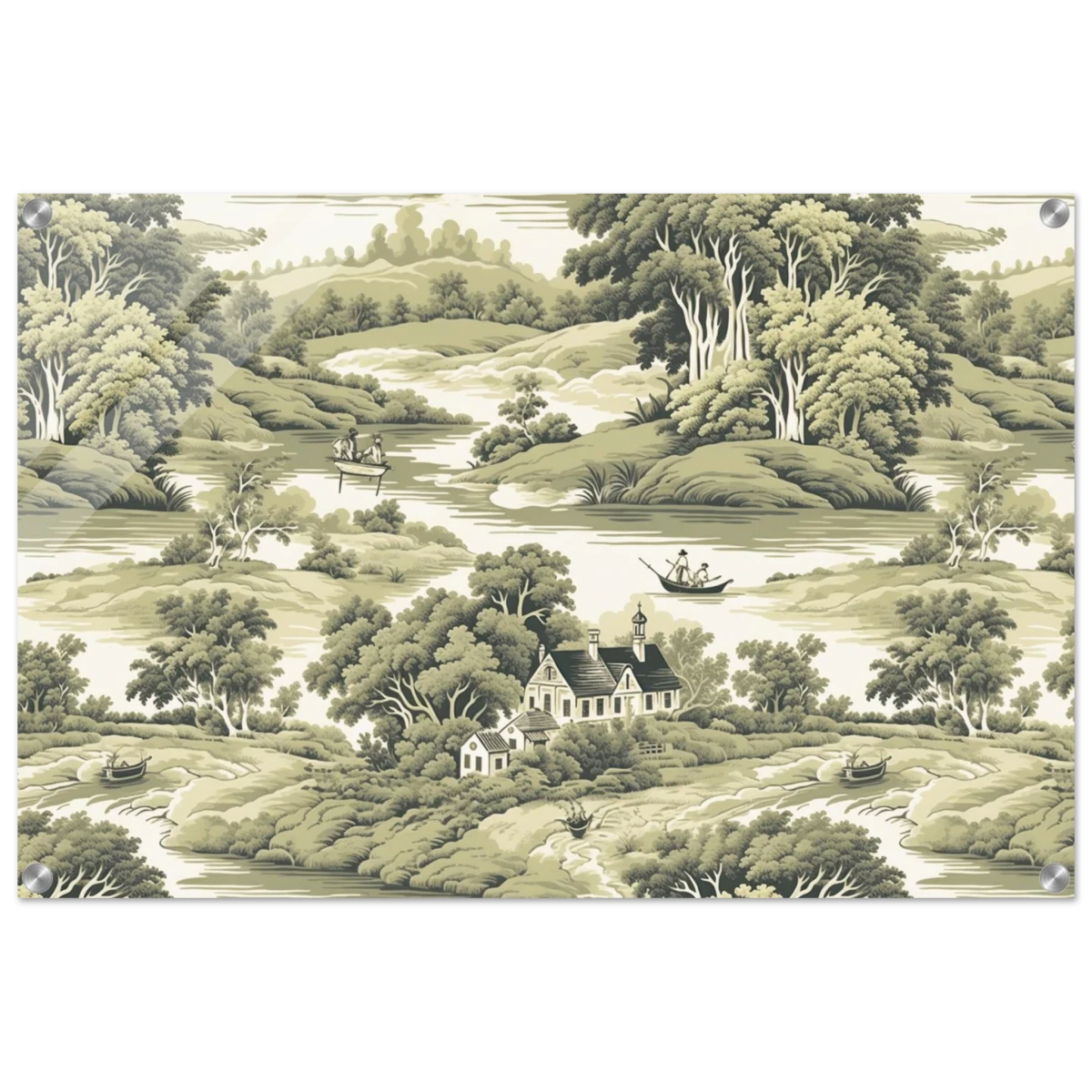 "Whispers of the Countryside" – Vintage Scenic Wall Art Print - Acrylic Print - 50x75 cm / 20x30″ -