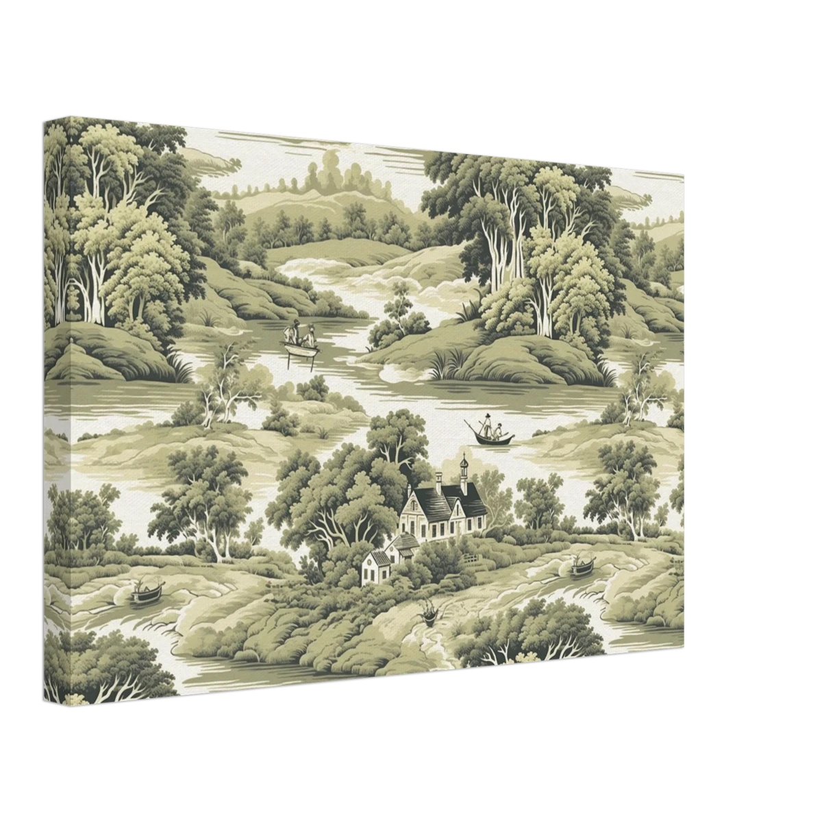 "Whispers of the Countryside" – Vintage Scenic Wall Art Print - Canvas - 30x45 cm / 12x18″ -