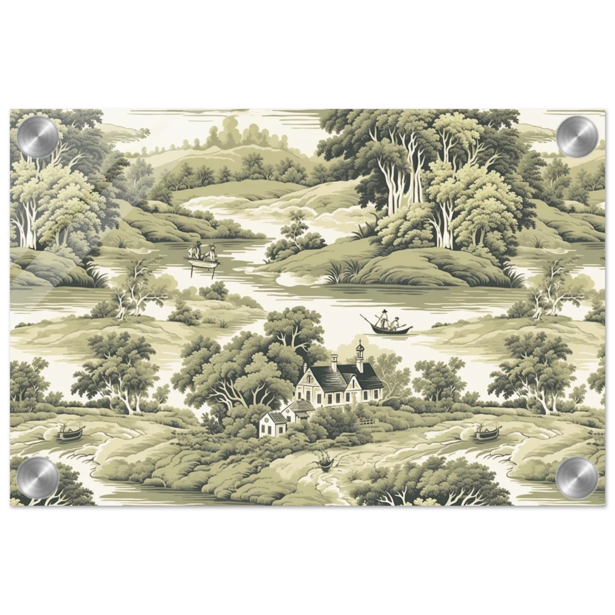 "Whispers of the Countryside" – Vintage Scenic Wall Art Print - Acrylic Print - 20x30 cm / 8x12″ -