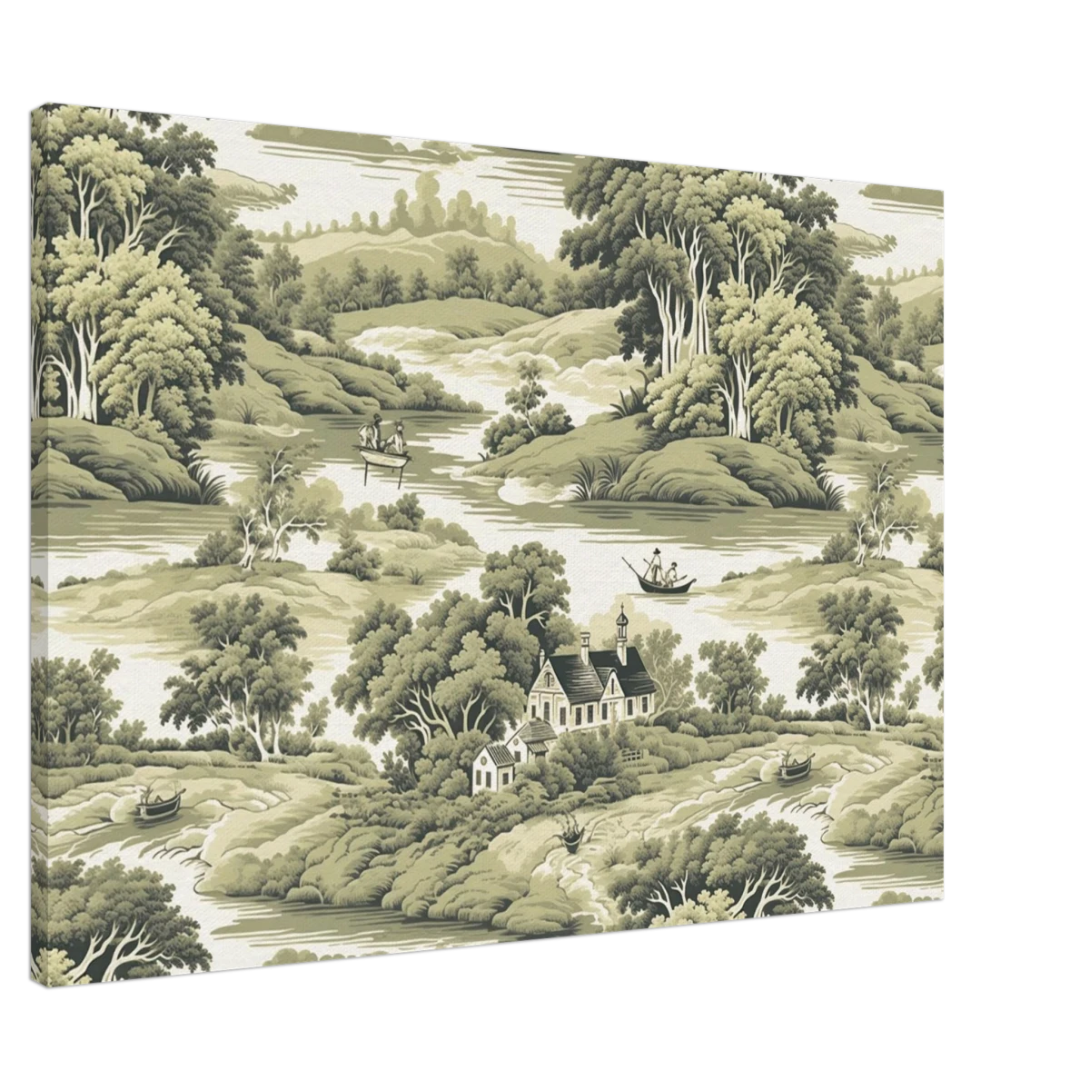 "Whispers of the Countryside" – Vintage Scenic Wall Art Print - Canvas - 70x100 cm / 28x40″ -