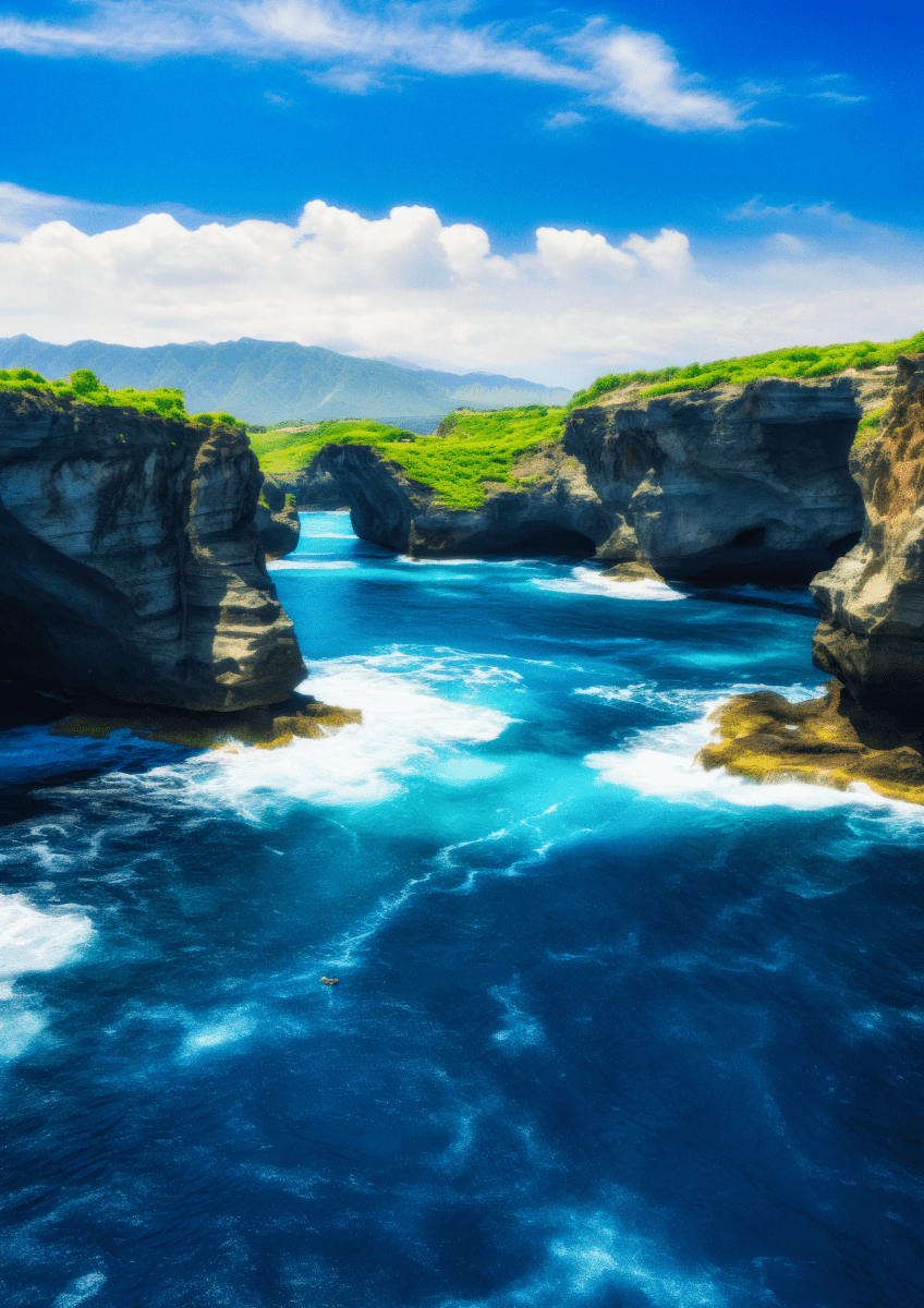 Whispers of the Ocean V02 | Travel Collection wall art print | Beaches and Sea - Acrylic Print - 30x45 cm / 12x18″ -