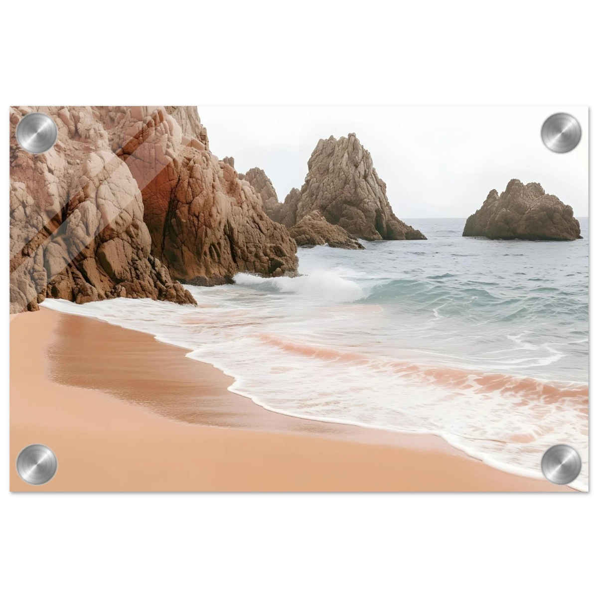 "Whispers of the Shore" – Tranquil Coastal Fine Art Photography | Wall art print - Acrylic Print - 20x30 cm / 8x12″ -