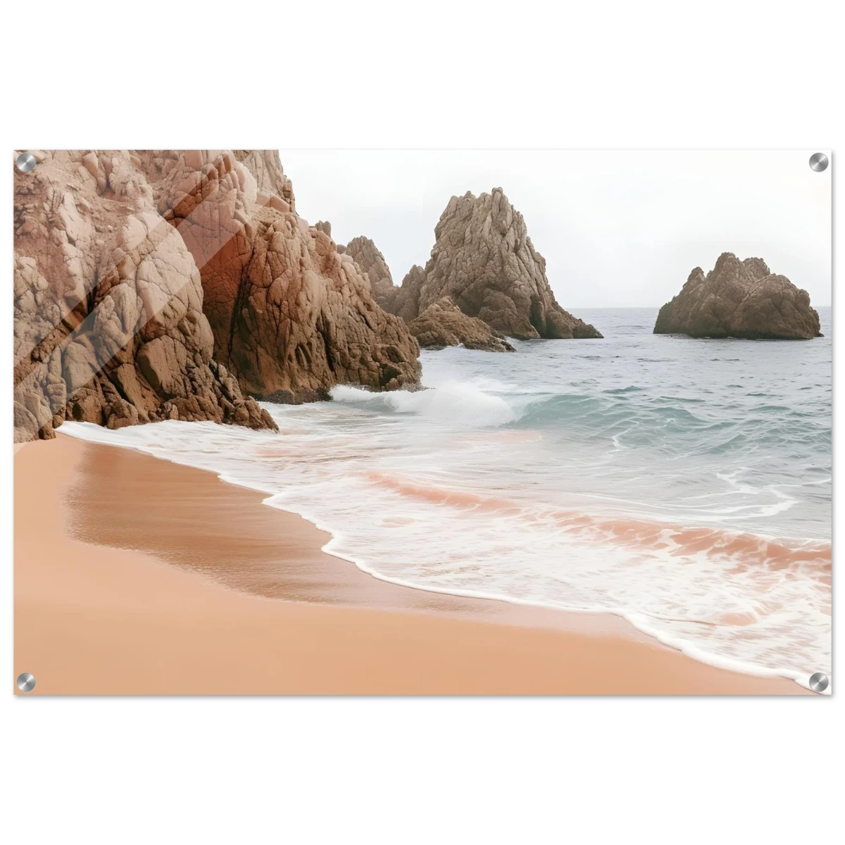 "Whispers of the Shore" – Tranquil Coastal Fine Art Photography | Wall art print - Acrylic Print - 60x90 cm / 24x36″ -