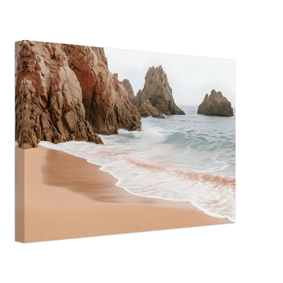 "Whispers of the Shore" – Tranquil Coastal Fine Art Photography | Wall art print - Canvas - 30x45 cm / 12x18″ -