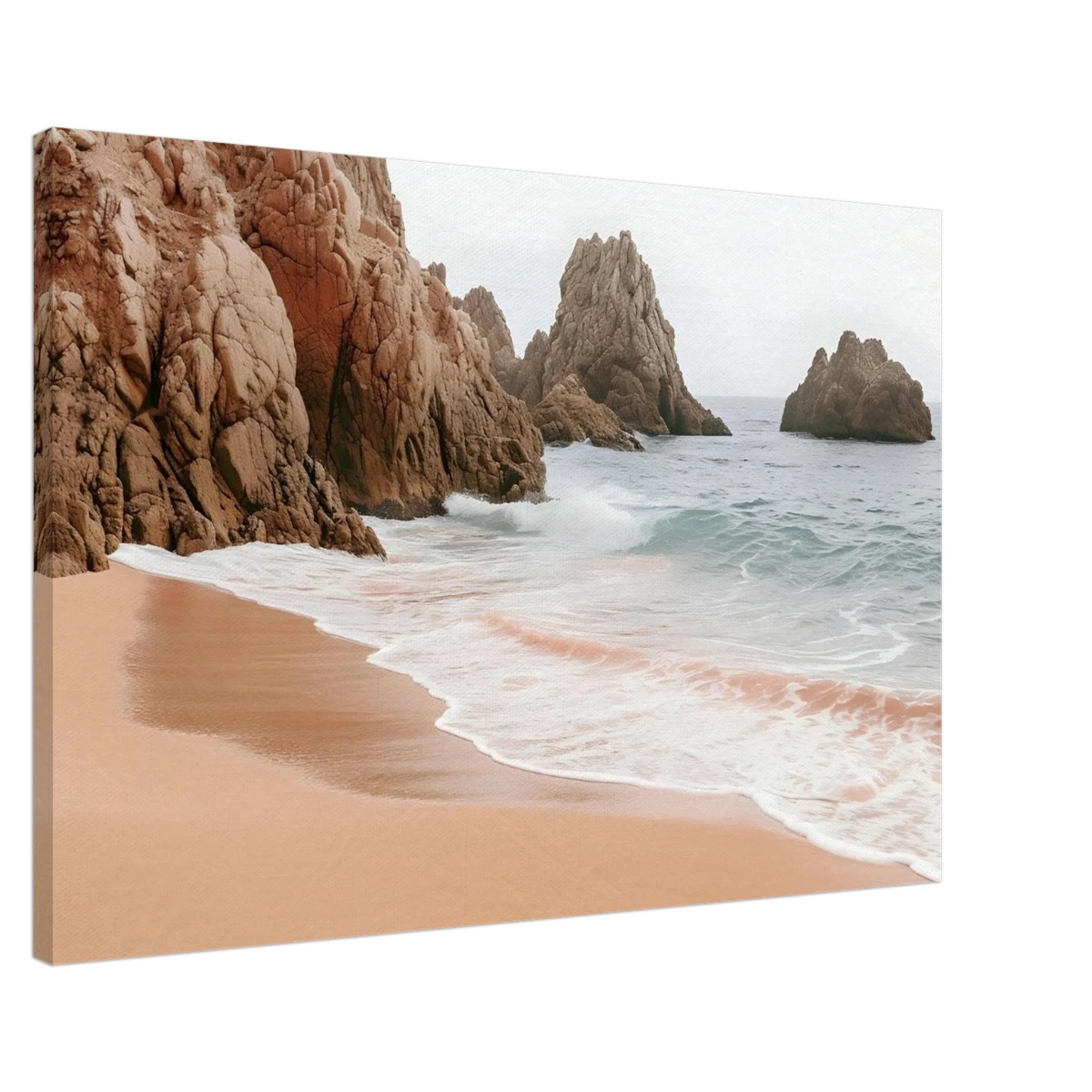 "Whispers of the Shore" – Tranquil Coastal Fine Art Photography | Wall art print - Canvas - 60x90 cm / 24x36″ -