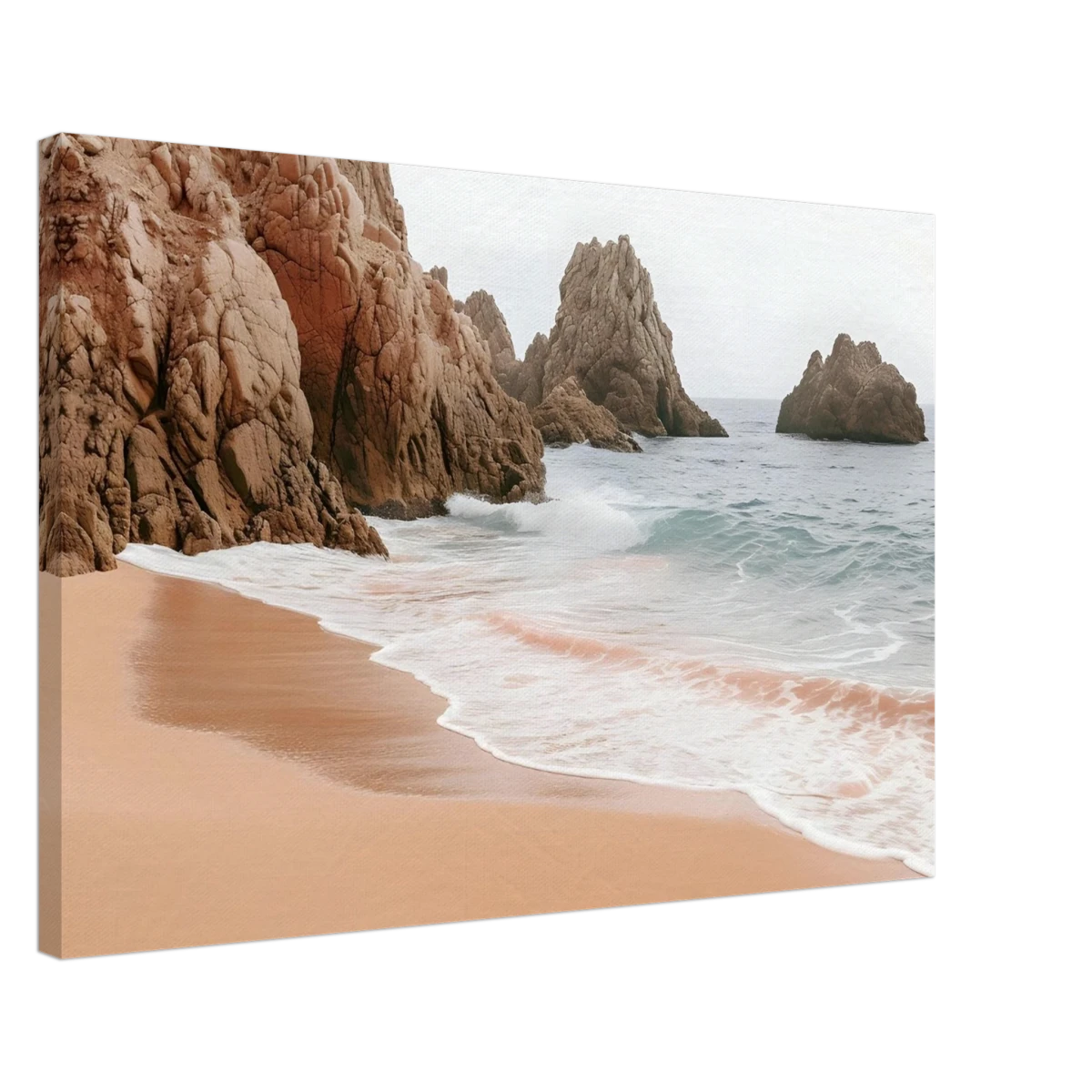 "Whispers of the Shore" – Tranquil Coastal Fine Art Photography | Wall art print - Canvas - 50x75 cm / 20x30″ -