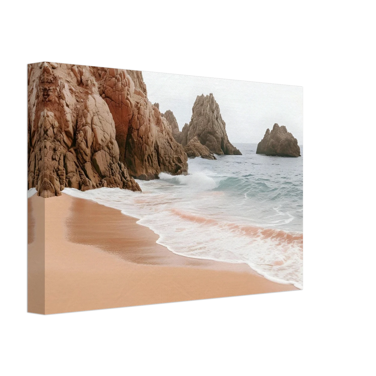 "Whispers of the Shore" – Tranquil Coastal Fine Art Photography | Wall art print - Canvas - 20x30 cm / 8x12″ -