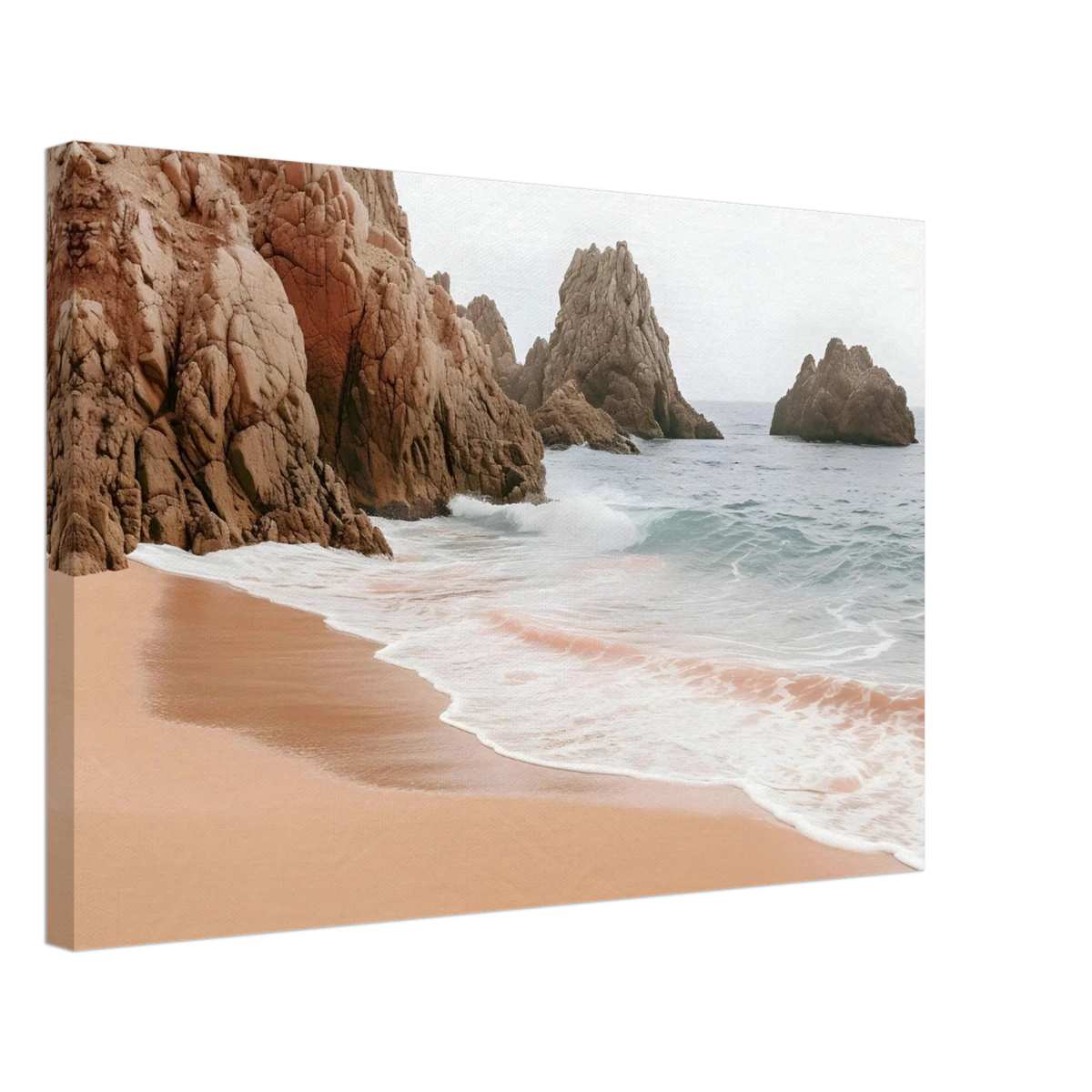 "Whispers of the Shore" – Tranquil Coastal Fine Art Photography | Wall art print - Canvas - 40x60 cm / 16x24″ -