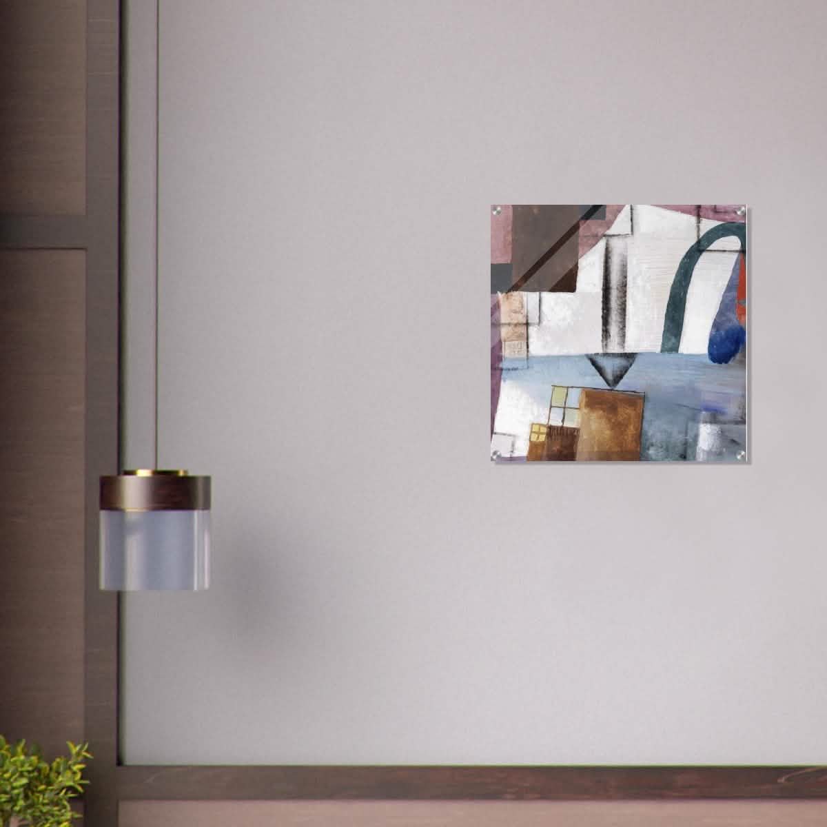 White Easter II by Paul Klee - Acrylic Print - 60x60 cm / 24x24″ -