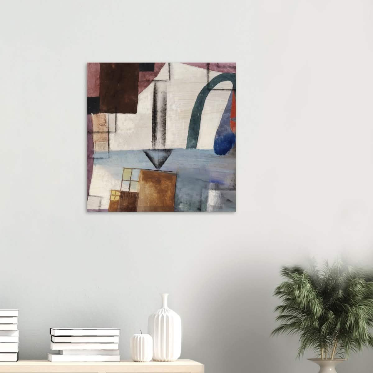 White Easter II by Paul Klee - Wood Prints - 60x60 cm / 24x24″ - 10 mm