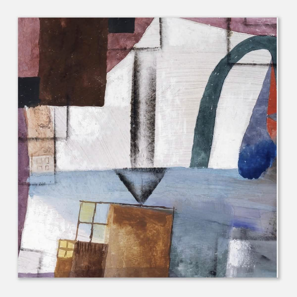 White Easter II by Paul Klee - Aluminum Print - 40x40 cm / 16x16″ -