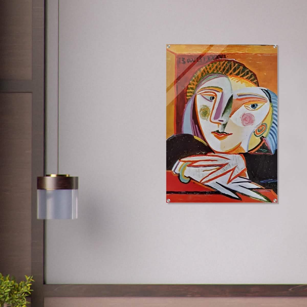 Woman by the window by Pablo Picasso 1936 - Acrylic Print - 70x100 cm / 28x40″ -