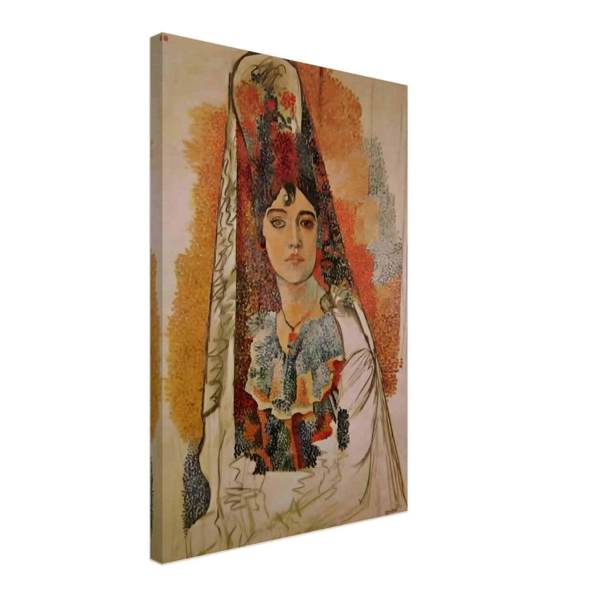 Woman In A Mantilla By Pablo Picasso - Canvas - 40x60 cm / 16x24″ - Slim