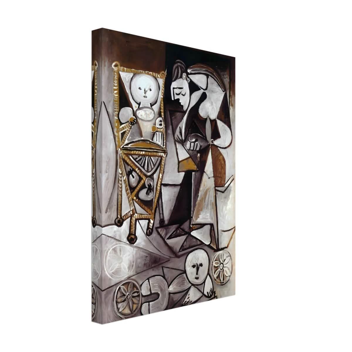 Woman Surrounded by Her Children by Pablo Picasso 1950 - Canvas - 30x45 cm / 12x18″ - Thick