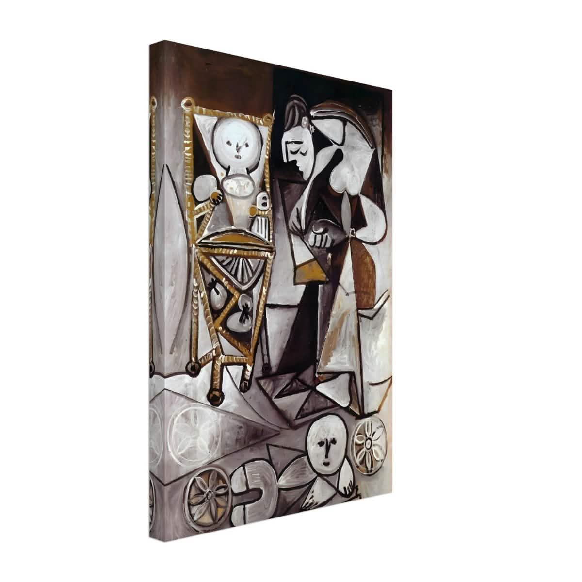 Woman Surrounded by Her Children by Pablo Picasso 1950 - Canvas - 30x45 cm / 12x18″ - Slim
