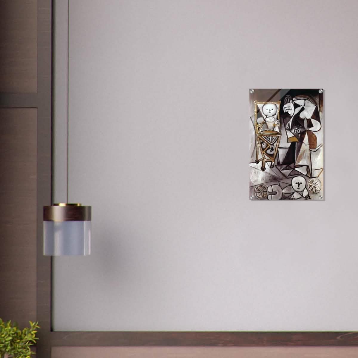 Woman Surrounded by Her Children by Pablo Picasso 1950 - Acrylic Print - 40x60 cm / 16x24″ -