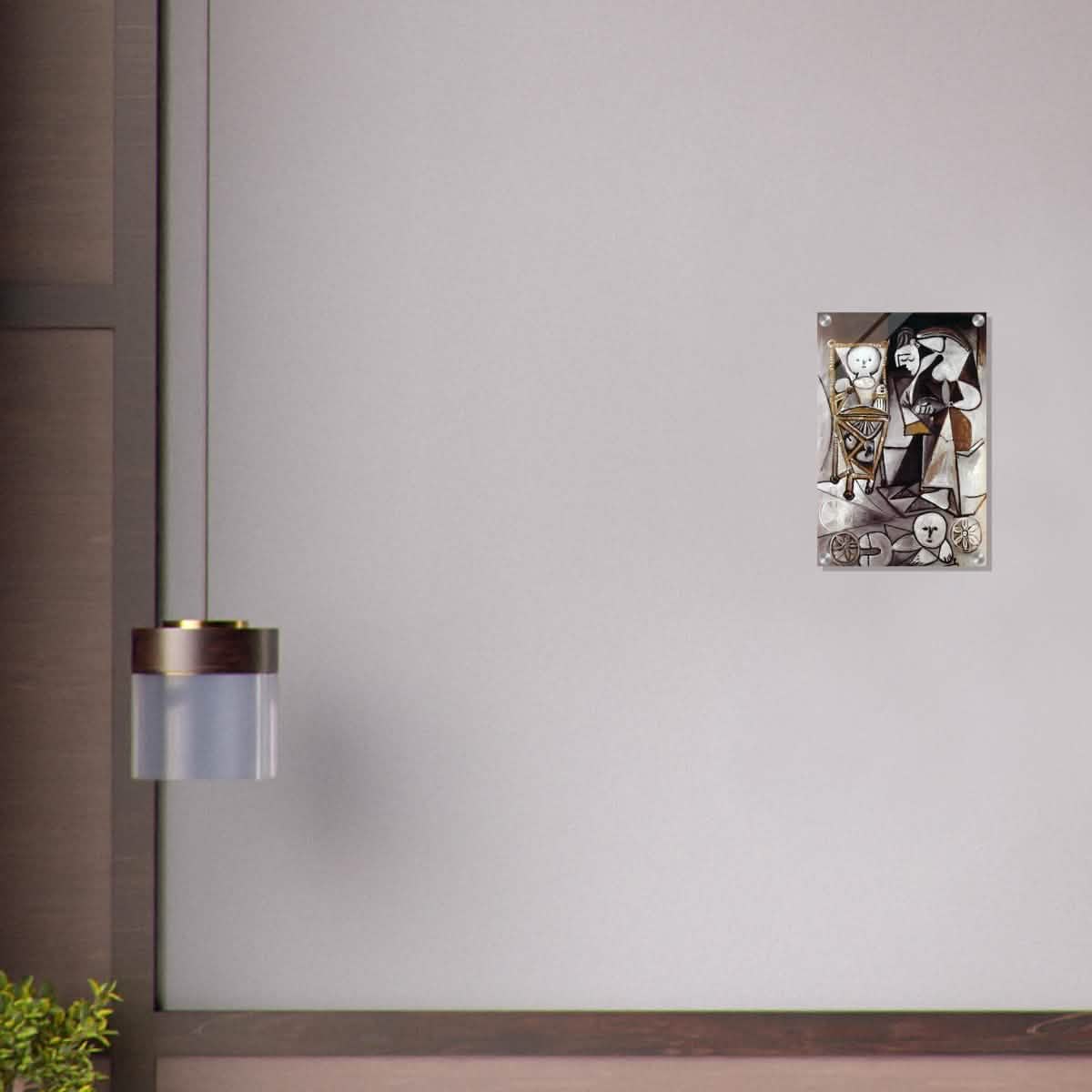 Woman Surrounded by Her Children by Pablo Picasso 1950 - Acrylic Print - 30x45 cm / 12x18″ -