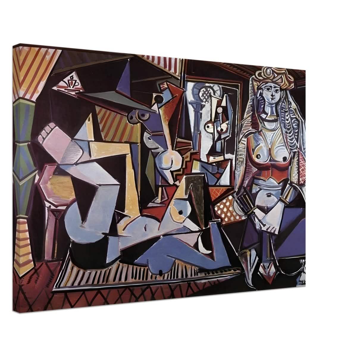 Women of Algiers after Delacroix by Pablo Picasso 1955 - Canvas - 50x75 cm / 20x30″ - Slim