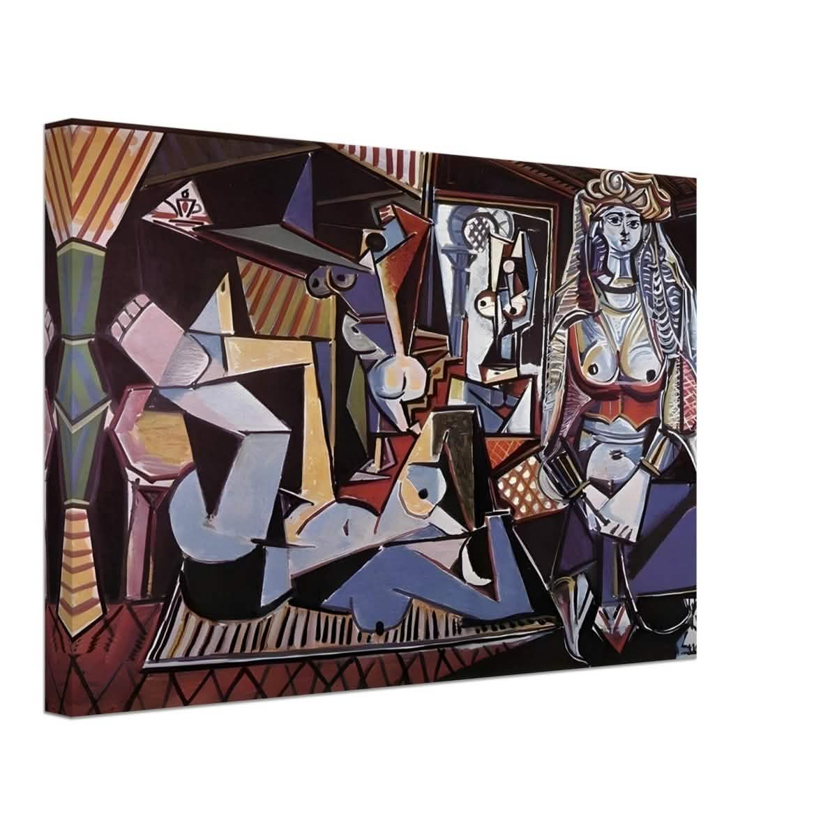 Women of Algiers after Delacroix by Pablo Picasso 1955 - Canvas - 30x45 cm / 12x18″ - Slim