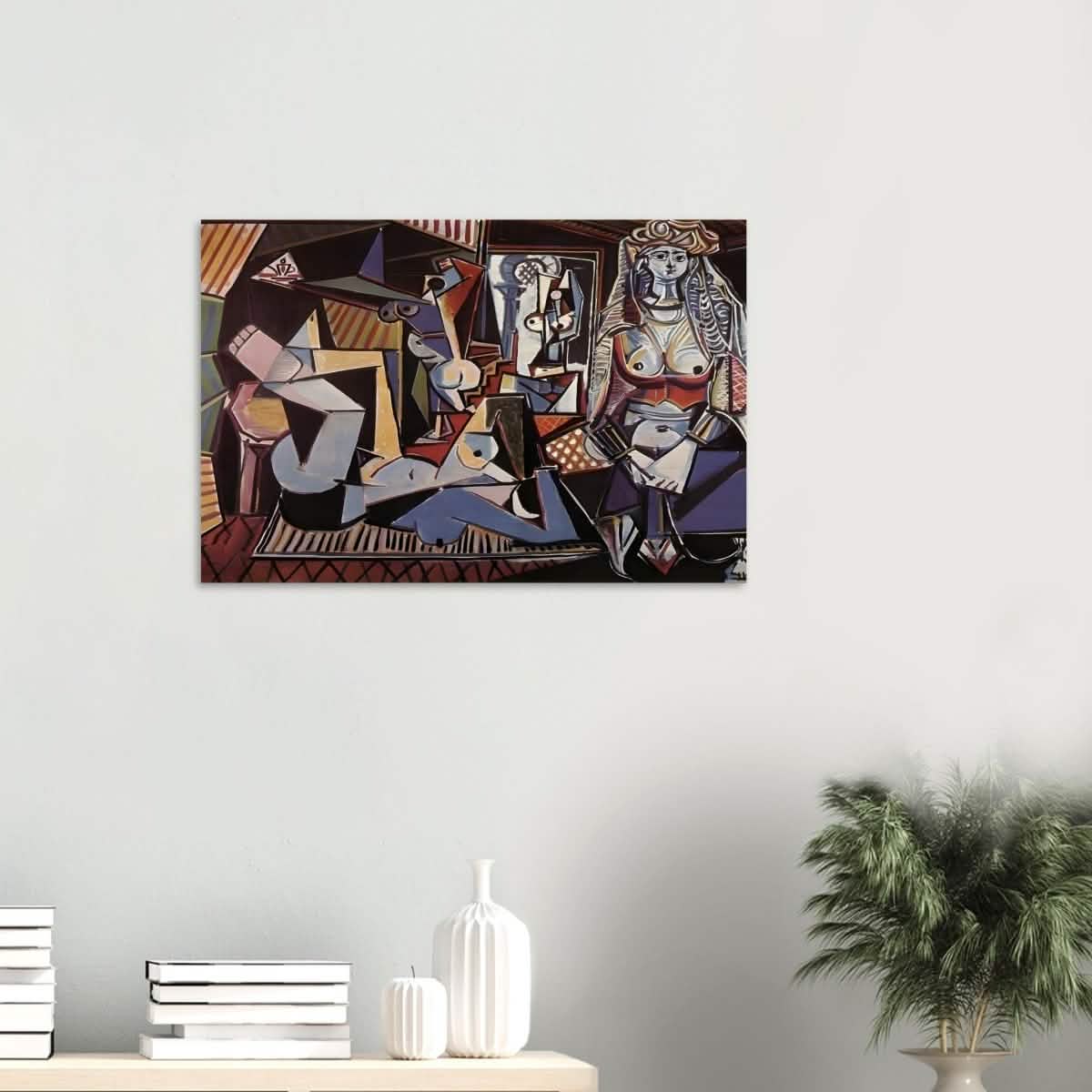 Women of Algiers after Delacroix by Pablo Picasso 1955 - Wood Prints - 50x75 cm / 20x30″ - 20 mm
