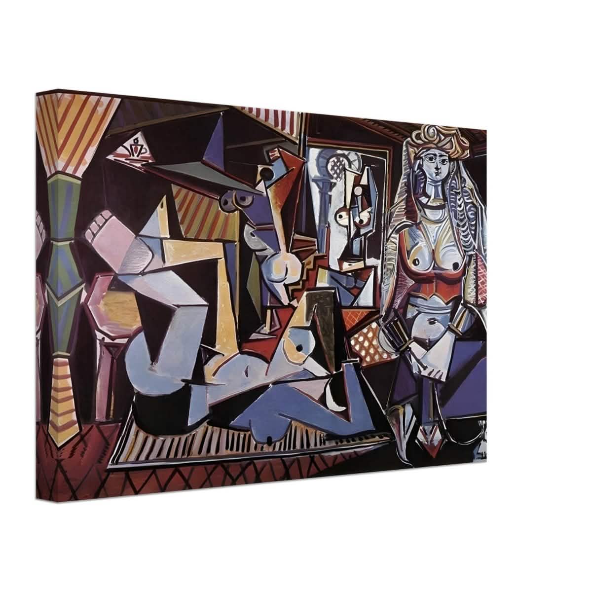 Women of Algiers after Delacroix by Pablo Picasso 1955 - Canvas - 30x45 cm / 12x18″ - Thick