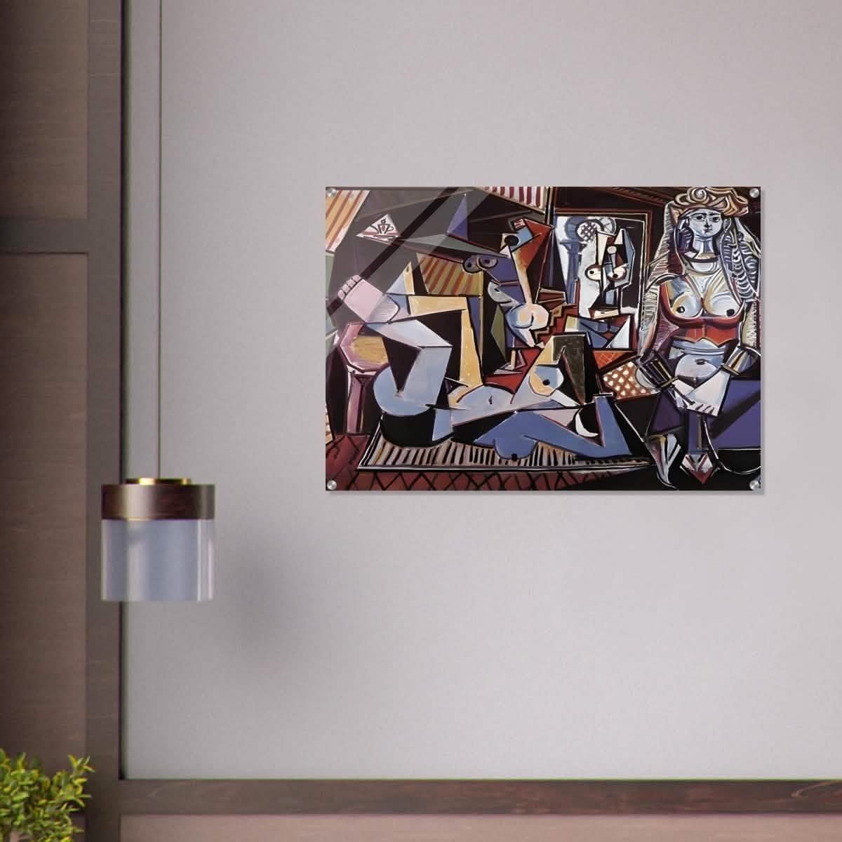 Women of Algiers after Delacroix by Pablo Picasso 1955 - Acrylic Print - 70x100 cm / 28x40″ -