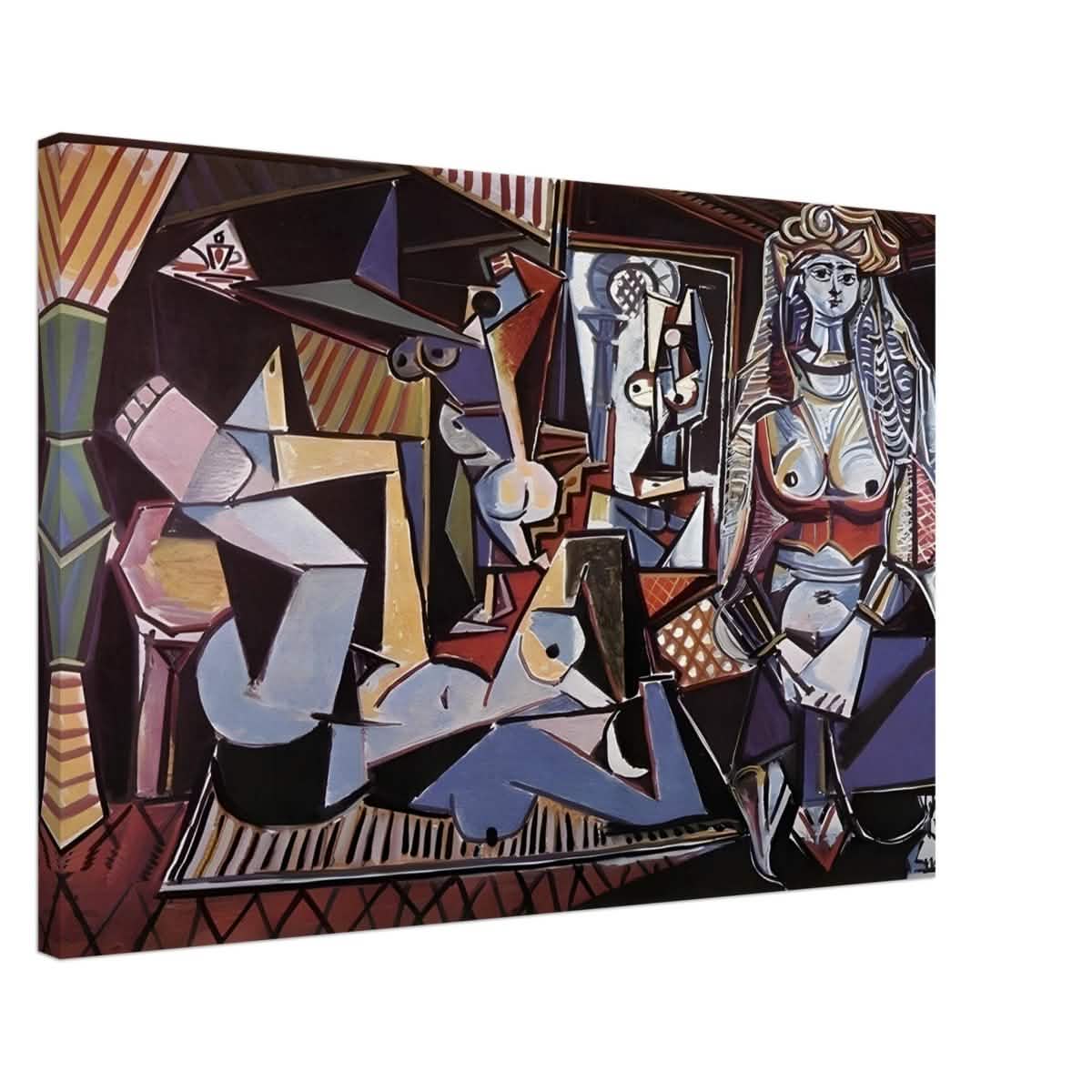 Women of Algiers after Delacroix by Pablo Picasso 1955 - Canvas - 60x90 cm / 24x36″ - Thick