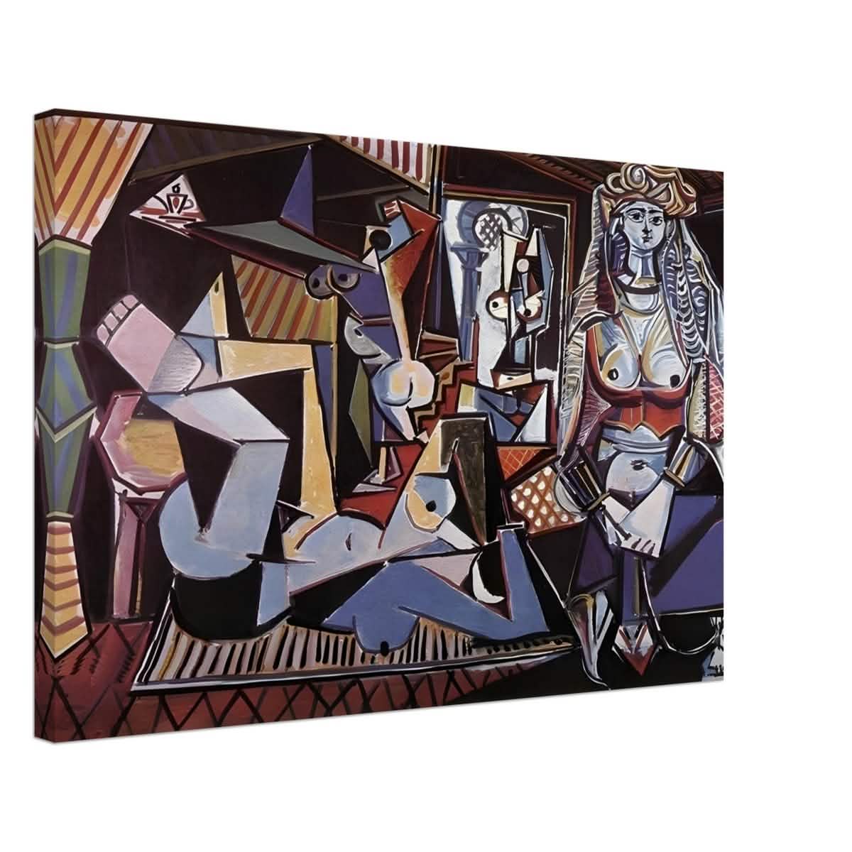 Women of Algiers after Delacroix by Pablo Picasso 1955 - Canvas - 50x75 cm / 20x30″ - Thick