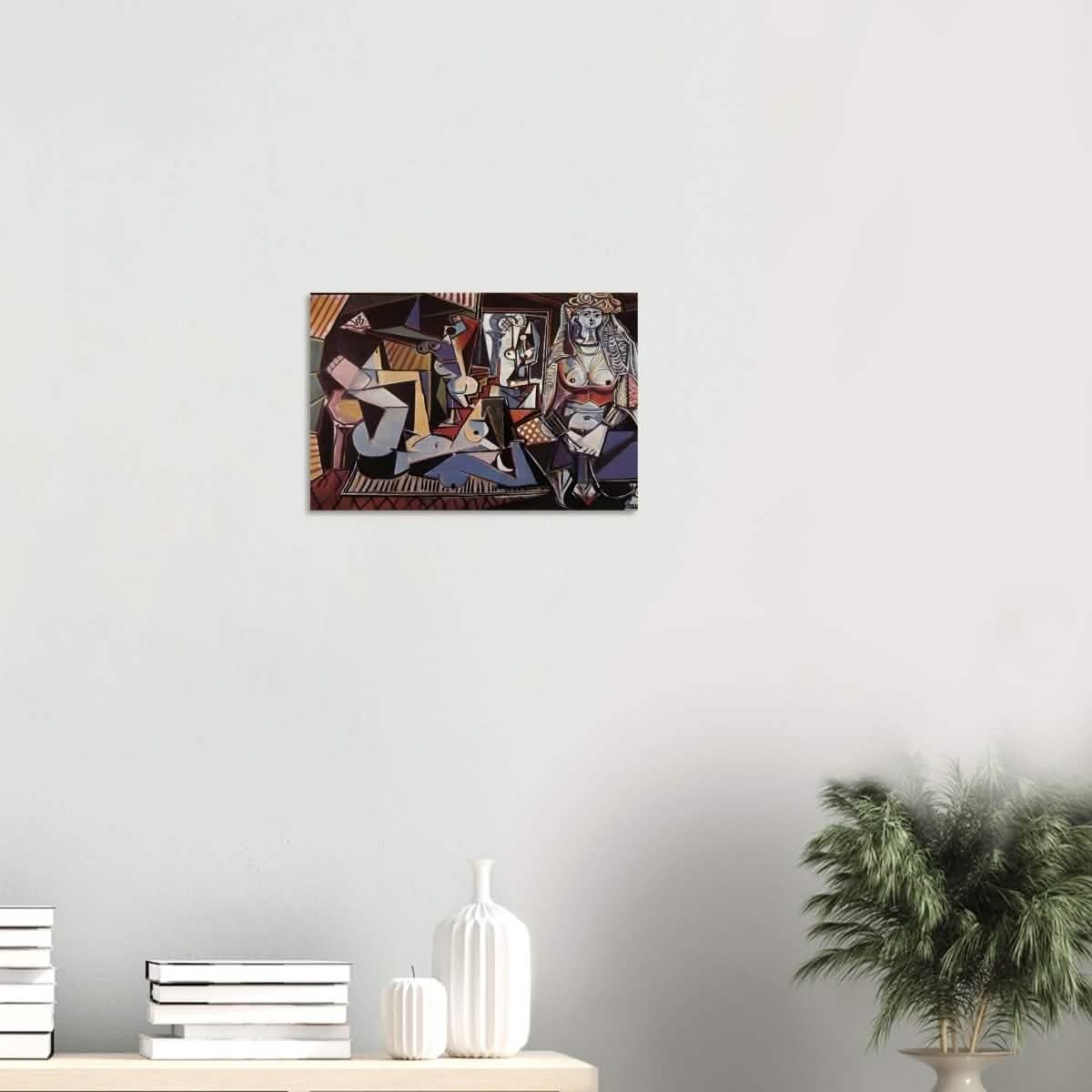Women of Algiers after Delacroix by Pablo Picasso 1955 - Wood Prints - 30x45 cm / 12x18″ - 20 mm