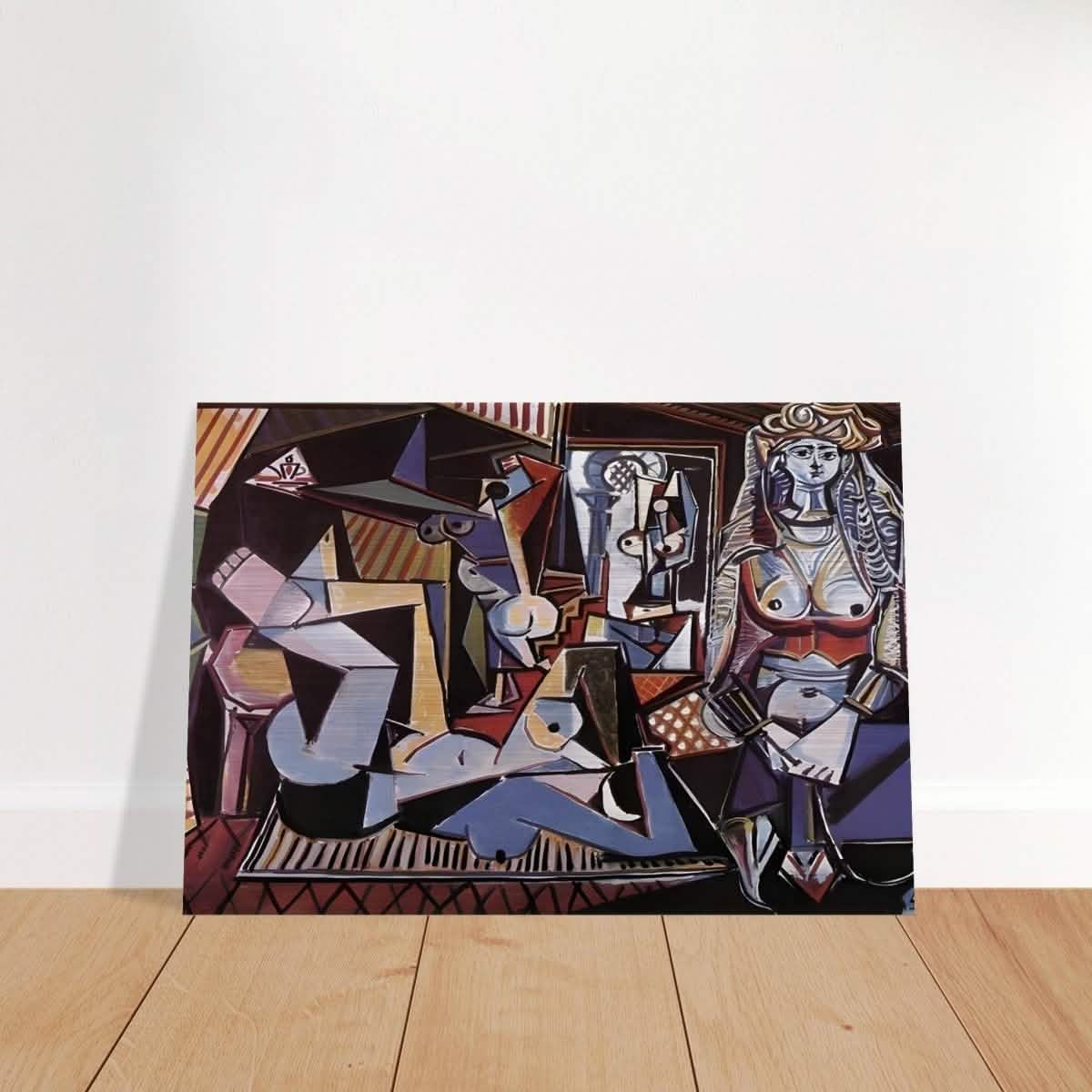 Women of Algiers after Delacroix by Pablo Picasso 1955 - Brushed Aluminum Print - 70x100 cm / 28x40″ -
