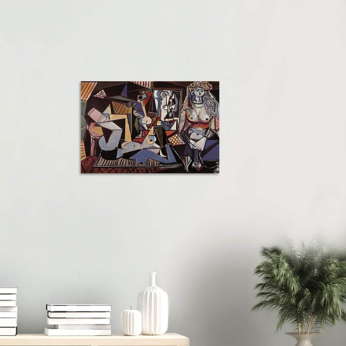Women of Algiers after Delacroix by Pablo Picasso 1955 - Wood Prints - 40x60 cm / 16x24″ - 20 mm