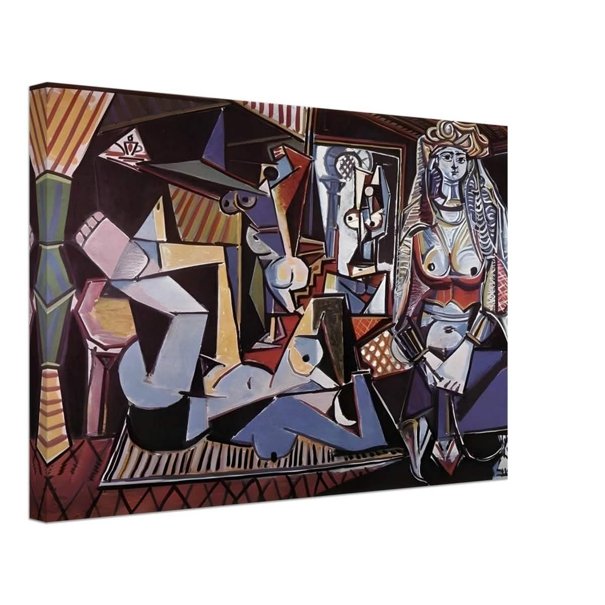 Women of Algiers after Delacroix by Pablo Picasso 1955 - Canvas - 40x60 cm / 16x24″ - Thick