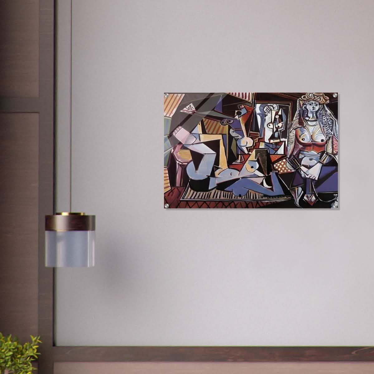 Women of Algiers after Delacroix by Pablo Picasso 1955 - Acrylic Print - 60x90 cm / 24x36″ -