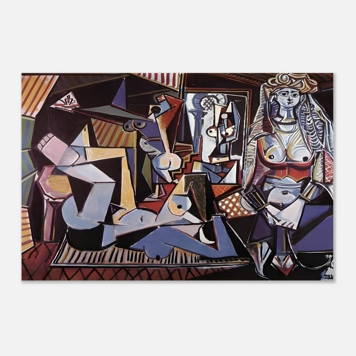 Women of Algiers after Delacroix by Pablo Picasso 1955 - Aluminum Print - 60x90 cm / 24x36″ -