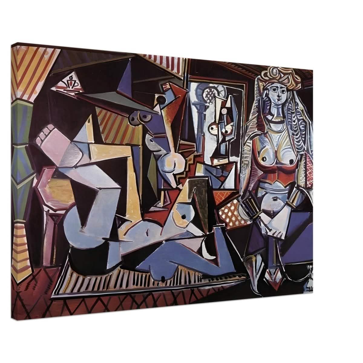 Women of Algiers after Delacroix by Pablo Picasso 1955 - Canvas - 60x90 cm / 24x36″ - Slim