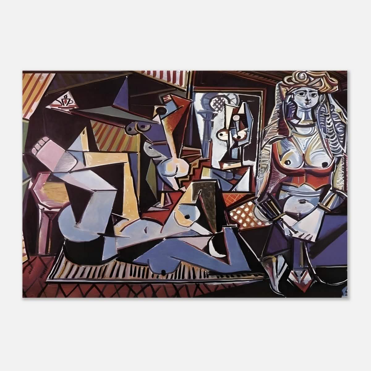 Women of Algiers after Delacroix by Pablo Picasso 1955 - Aluminum Print - 70x100 cm / 28x40″ -
