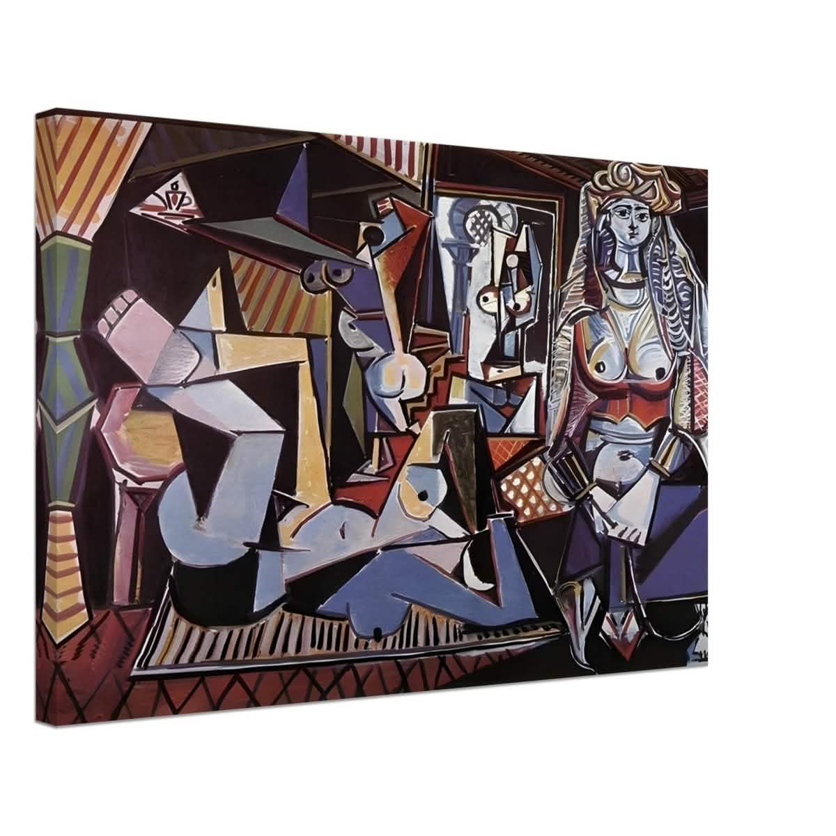 Women of Algiers after Delacroix by Pablo Picasso 1955 - Canvas - 40x60 cm / 16x24″ - Slim