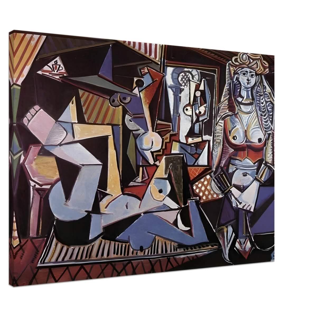 Women of Algiers after Delacroix by Pablo Picasso 1955 - Canvas - 70x100 cm / 28x40″ - Slim
