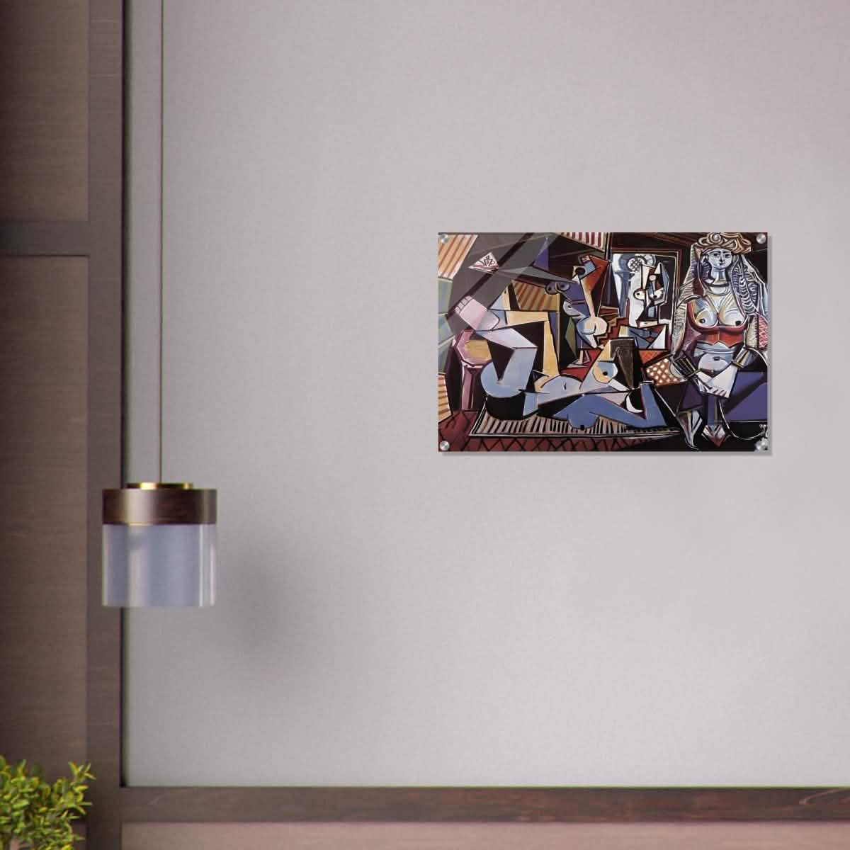 Women of Algiers after Delacroix by Pablo Picasso 1955 - Acrylic Print - 50x75 cm / 20x30″ -