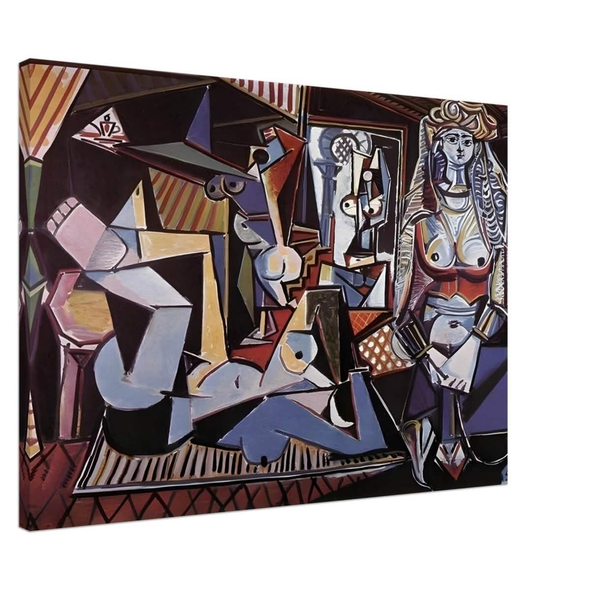 Women of Algiers after Delacroix by Pablo Picasso 1955 - Canvas - 70x100 cm / 28x40″ - Thick