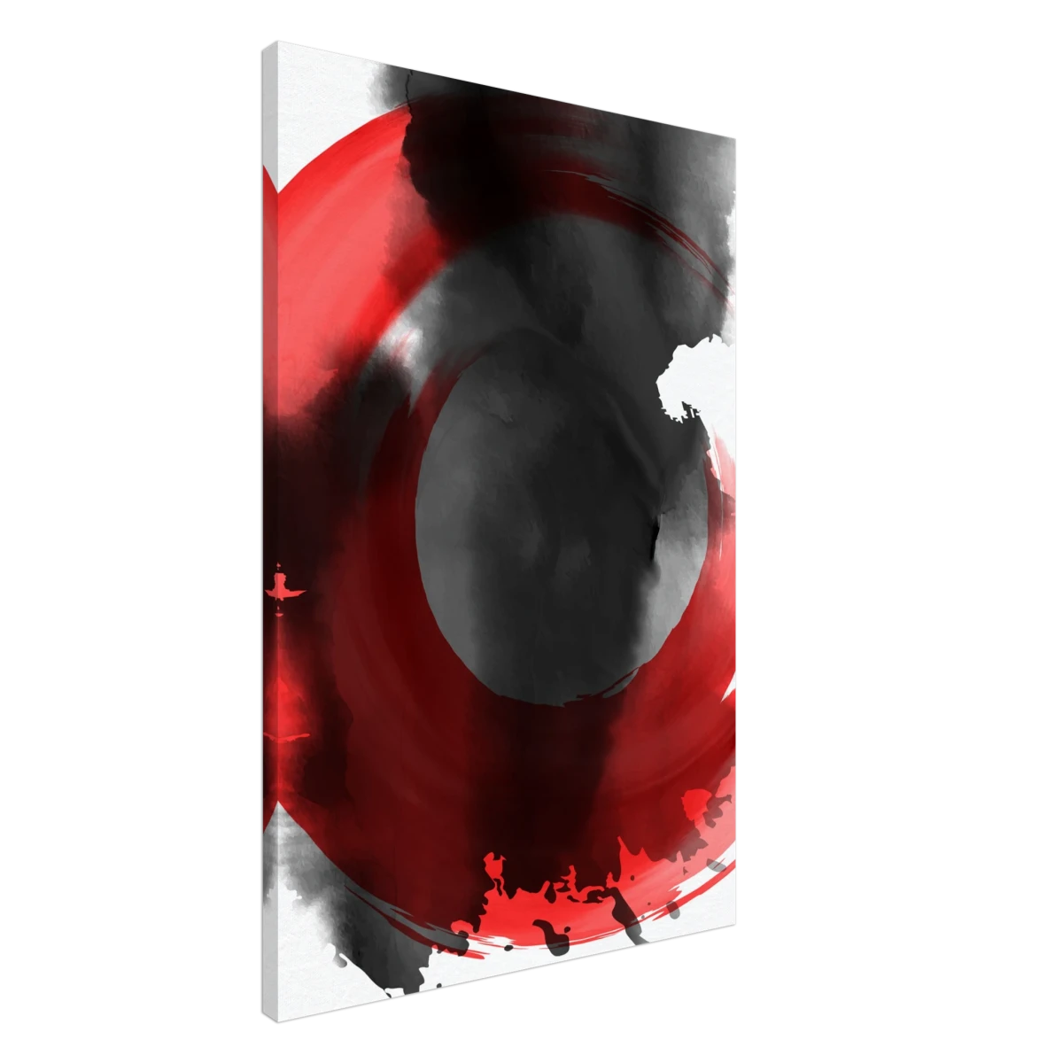 Zen Chaos – Abstract Ink Wash Art Print - Acrylic Print - 20x30 cm / 8x12″ -