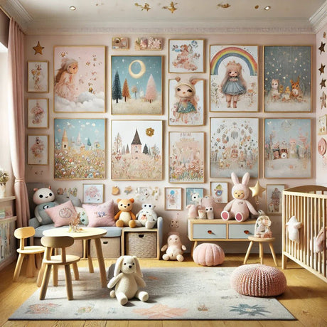 Playroom Paradise (Kids & Nursery Room Wall Art Prints) - Da Vinci Arts