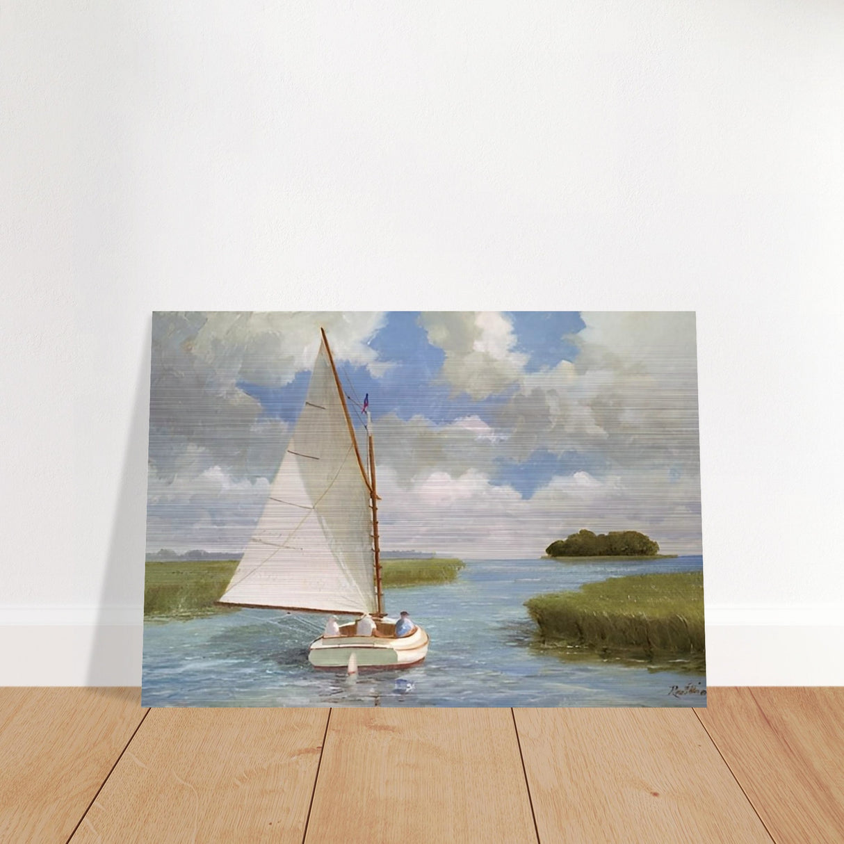 da vinci nature wall art boat