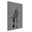  minimalist wall art wildlife zebra