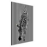  minimalist wall art wildlife zebra