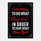 da vinci motivational wall art willing