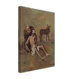 The Good Samaritan by CypriÃ¡n MajernÃ­k â€“ Expressionist Biblical Wall Art PrintAluminum Print70x100 cm / 28x40â€³