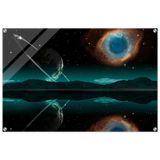celestial reflections a portal beyond the stars wall art print70x100 cm / 28x40″Fine Art Poster