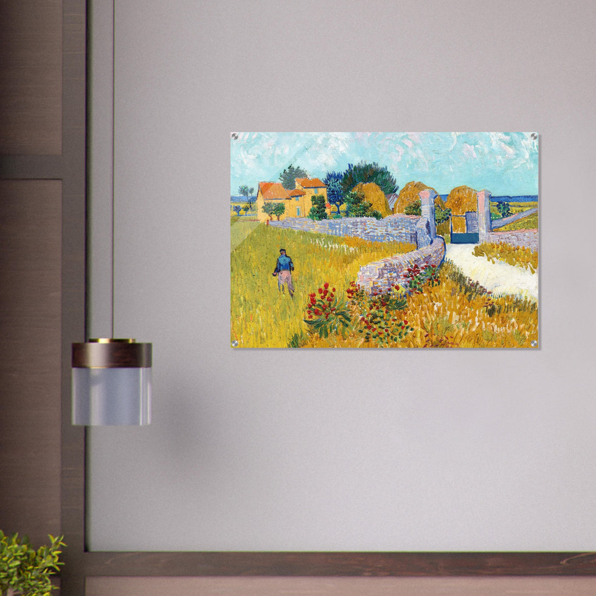 farmhouse in provence by vincent van gogh 1888