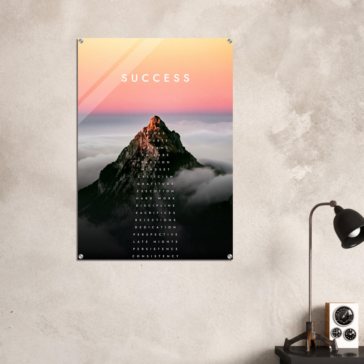 motivational wall art success 5